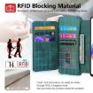 Redmi Note 13 5G Case - MagSafe RFID Wallet Leather (Green) - 9