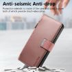 Redmi Note 13 5G Case - MagSafe RFID Zipper Wallet Leather (Pink) - 7