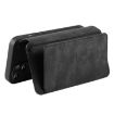 Redmi Note 13 Pro 5G Case - MagSafe RFID Zipper Wallet Leather (Black) - 5