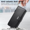 Redmi Note 13 Pro 5G Case - MagSafe RFID Zipper Wallet Leather (Black) - 7