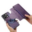 Redmi Note 13 Pro 5G Case Neo MagSafe RFID Zipper Wallet Leather Purple - 6
