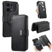 Redmi Note 13 Pro 4G Case - MagSafe RFID Zipper Wallet Leather (Black) - 1