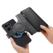 Redmi Note 13 Pro 4G Case - MagSafe RFID Zipper Wallet Leather (Black) - 6
