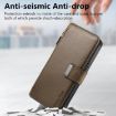 Redmi Note 13 Pro 4G Case - MagSafe RFID Zipper Wallet Leather (Brown) - 7