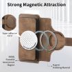 Redmi Note 13 Pro 4G Case - MagSafe RFID Zipper Wallet Leather (Brown) - 8