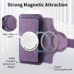 Redmi Note 13 Pro+ Case: MagSafe RFID Zipper Wallet Leather (Purple) - 8