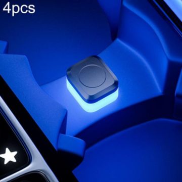 4pcs Blue USB LED Car Atmosphere Lights - 1