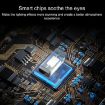 4pcs Blue USB LED Car Atmosphere Lights - 4