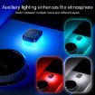 4pcs Blue USB LED Car Atmosphere Lights - 7
