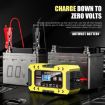 FOXSUR FBC1206F 12V 6A Car Motorcycle Battery Charger, EU Plug, Yellow - 3