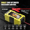 FOXSUR FBC1206F 12V 6A Car Motorcycle Battery Charger, EU Plug, Yellow - 6