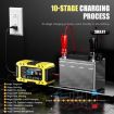 FOXSUR FBC1206F 12V 6A Car Motorcycle Battery Charger, EU Plug, Yellow - 8