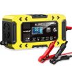 FOXSUR FBC1206F 12V 6A Car Motorcycle Battery Charger, US Plug, Yellow - 1