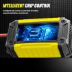 FOXSUR FTC-1206 12V Car Motorcycle Battery Charger Tester EU Plug Yellow - 8