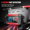 FOXSUR FTC-1206 12V Car Motorcycle Battery Charger Tester, US Plug - 9
