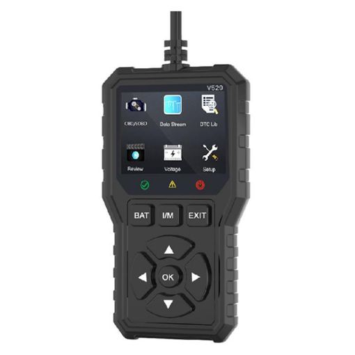 FOXSUR V529 OBD2 Car Engine Fault Code Reader Diagnostic Tool Black - 1