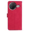 Redmi K80/K80 Pro Rose Red Moonlit Butterfly Dance Leather Phone Case - 3