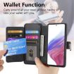 OPPO Reno13 F Case Neo MagSafe RFID Zipper Wallet Leather (Black) - 8