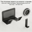 Black Aluminum Air Nozzle Stand for Dyson/Laifen Hairdryer - 5