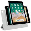 iPad 9.7 2018/2017/Air 2/1 Grey Trifold Magnetic Leather Case - 1