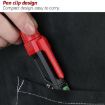 TASI TA15A Brake Fluid Detection Pen Tester - Black Red - 7