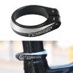 TOSEEK 31.8mm Aluminum Bicycle Seat Tube Clamp - Black - 1