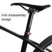 TOSEEK 31.8mm Aluminum Bicycle Seat Tube Clamp - Black - 2
