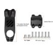 TOSEEK K01 Carbon Fiber Handlebar Riser Faucet -12 90mm Gloss - 3