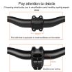TOSEEK K01 Carbon Fiber Handlebar Riser Faucet -12 90mm Gloss - 7