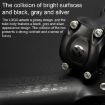 TOSEEK K04 Carbon Fiber Bike Handlebar Riser, 17 120mm (Black/Grey/Silver) - 4