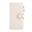 OPPO A57/A77 5G Wallet Leather Phone Case with Crossbody Strap - White - 2
