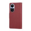 OPPO Reno10/10 Pro Red Leather Wallet Phone Case with Crossbody Strap - 3