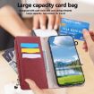 OPPO Reno10/10 Pro Red Leather Wallet Phone Case with Crossbody Strap - 8