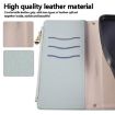 OPPO Reno10/10 Pro Sky Blue Leather Wallet Case with Crossbody Strap - 9