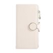 OPPO Reno12 F Leather Wallet Phone Case with Crossbody Strap - White - 2