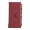 OPPO A3 Pro/A80 5G Red Leather Wallet Phone Case with Crossbody Strap - 2