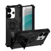 Redmi Note 14 4G Shockproof Kickstand MagSafe Case Black - 1