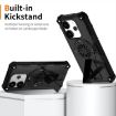 Redmi Note 14 4G Shockproof Kickstand MagSafe Case Black - 2