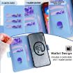 Redmi Note 14S 4G Blue Leather Crossbody Chain Phone Case - 5