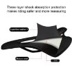 TOSEEK TS50 Road Mountain Bike Racing Saddle - Black - 5