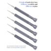 Precision Magnetic Super Hard Screwdriver, 18 Kinds, Model: D Tri-Wing - 2