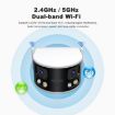 SriHome SH070 4MP Ultra-wide Waterproof Camera with Night Vision (UK Plug) - 5
