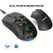 HXSJ T26 Dual Modes 2.4G BT5.1 Rechargeable Wireless Mouse Black - 2