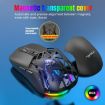HXSJ T26 Dual Modes 2.4G BT5.1 Rechargeable Wireless Mouse Black - 6
