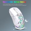 HXSJ T26 Dual Modes Wireless Mouse, 2.4G BT5.1, Rechargeable, White - 5