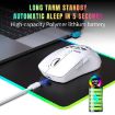 HXSJ T26 Dual Modes Wireless Mouse, 2.4G BT5.1, Rechargeable, White - 8