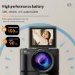V5 64MP Retro Digital Camera 4K, 180 Flip Screen, Large Lens White - 9