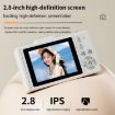 V5 64MP Retro Digital Camera 4K, 180 Flip Screen, Small Lens Black - 6