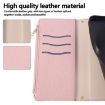 Xiaomi 15 Ultra Pink Leather Wallet Phone Case with Crossbody Strap - 9