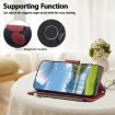 Xiaomi Poco M7 Pro 5G Leather Wallet Case with Crossbody Strap - Black - 5